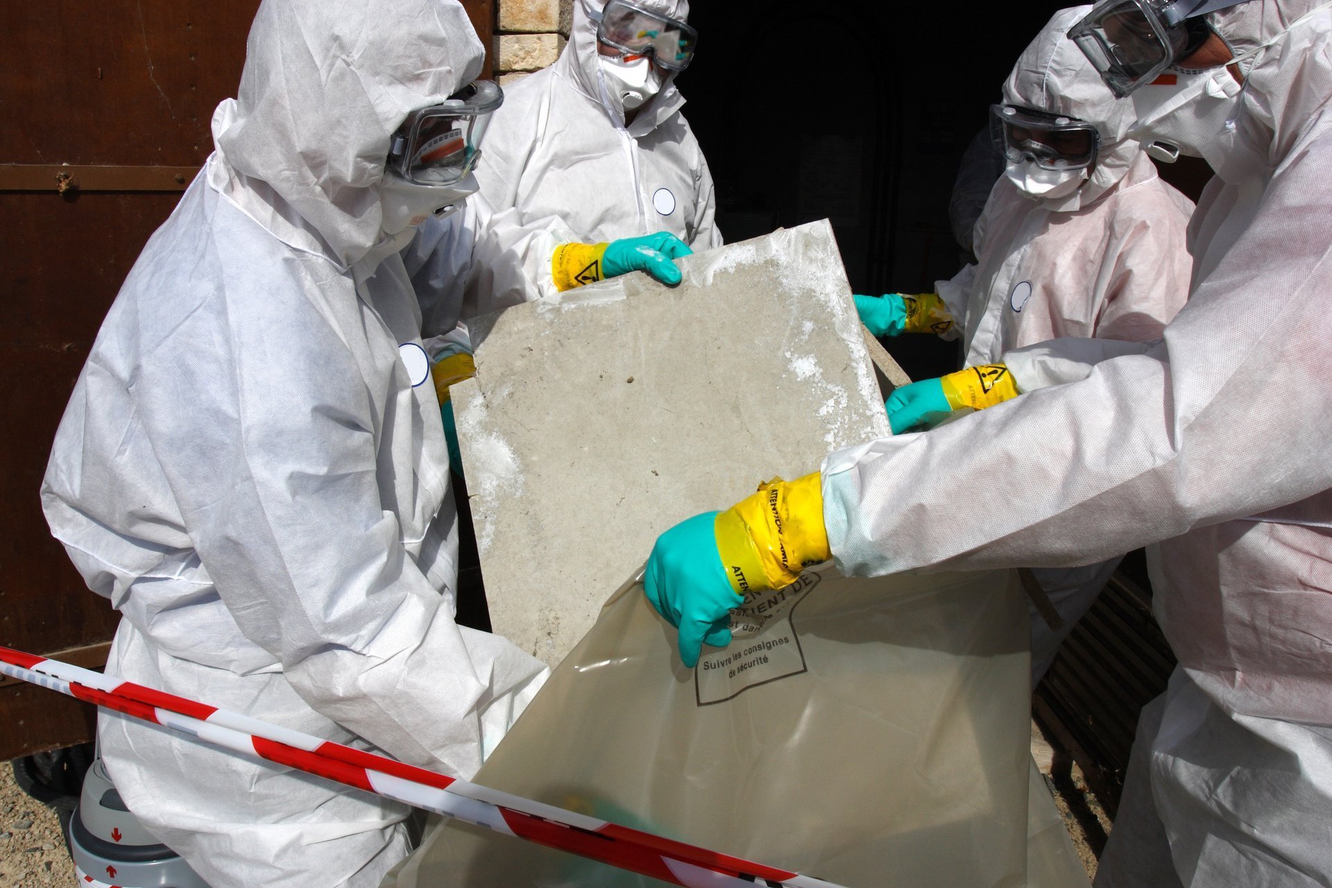 Professional asbestos abatement service